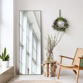 Rectangle Full Body Mirror, Full Length Standing Mirror, Hanging Or Leaning, For Home (Option: 2156)